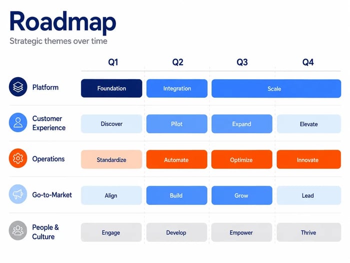 Roadmap in PowerPoint