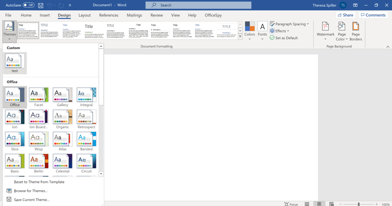 your design in word and other office documents