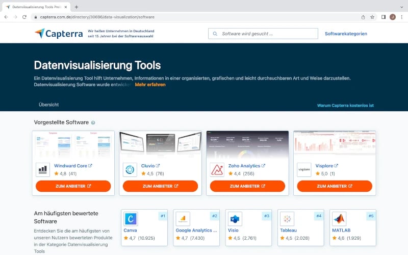 capterra comparison portal