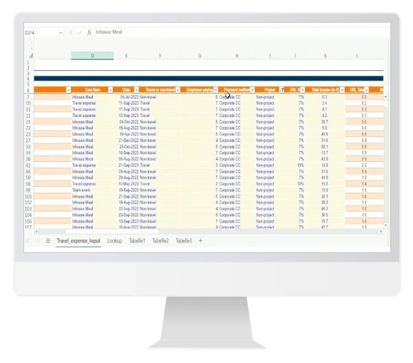 Anzeigen relevanter Werte durch Copilot in Excel