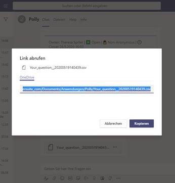 polly Microsoft Teams Business Apps