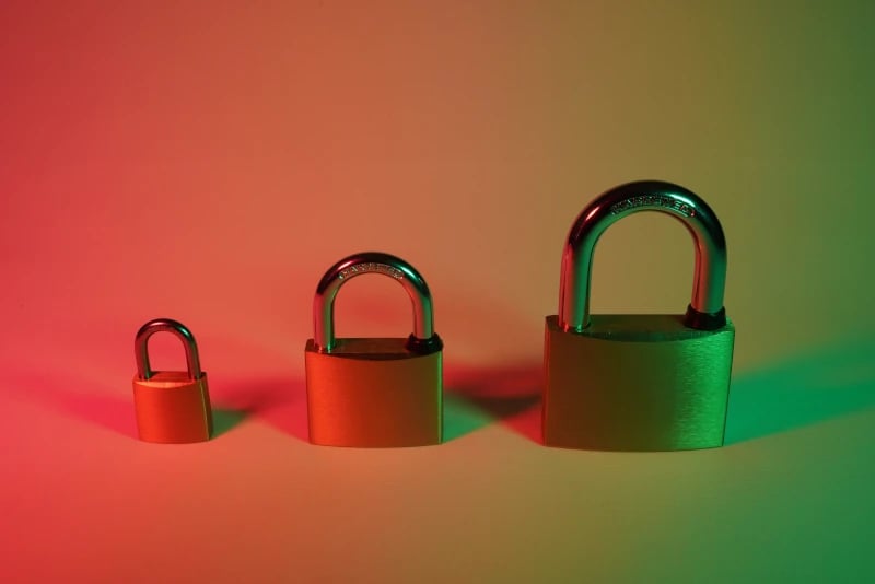 Locks in different sizes