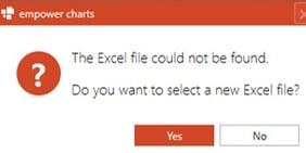 excel file could not be found Automatically update PowerPoint Excel links