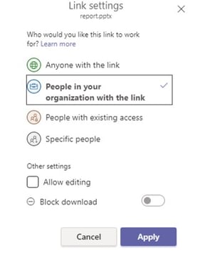 SharePoint Link settings Automatically update PowerPoint Excel links