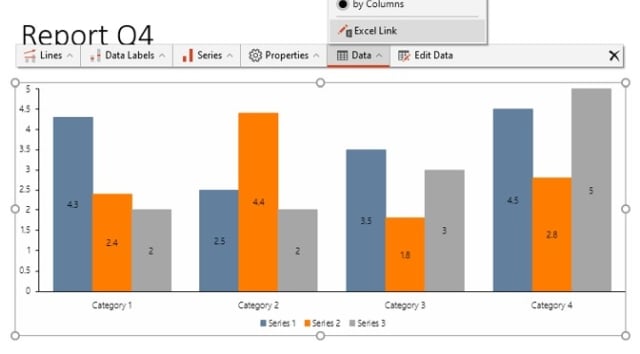 choose excel link Automatically update PowerPoint Excel links