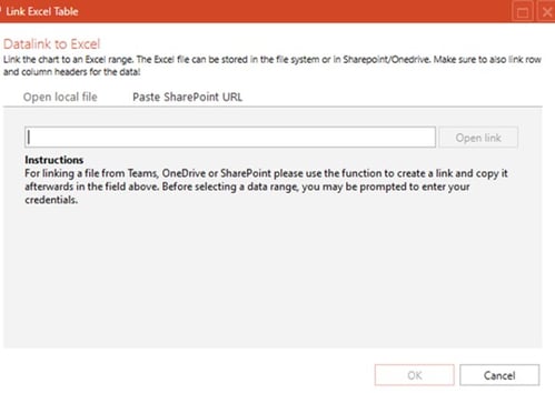 paste SharePoint URL Automatically update PowerPoint Excel links