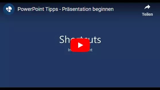 PPT shortcut video - Präsentation beginnen