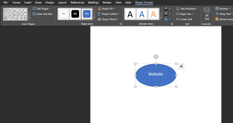 create mindmaps in Word title and format