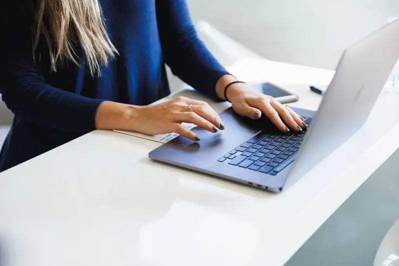 Woman with Laptop