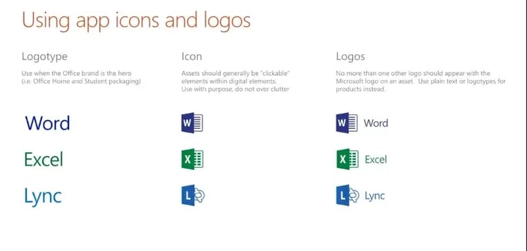 graphics and icons company wide branding