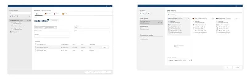 Word add in central document template management sata storage