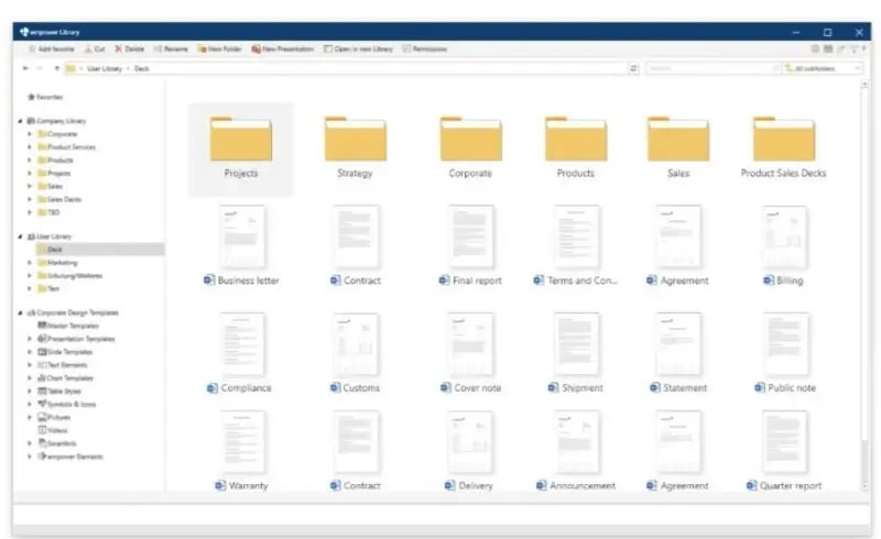 Word add in central document template management central library