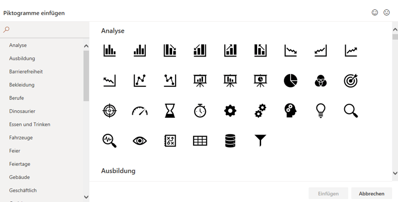 Cliparts in PowerPoint Icons