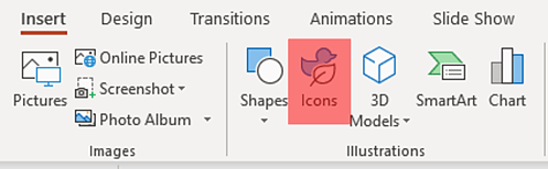 Clipart in PowerPoint icons