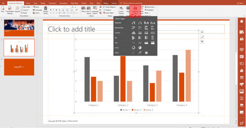 convert native powerpoint diagrams to empower charts