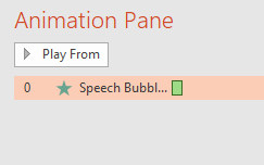 Create Video Powerpoint Animation pane