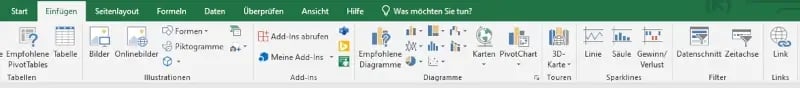 Diagramm erstellen in Excel