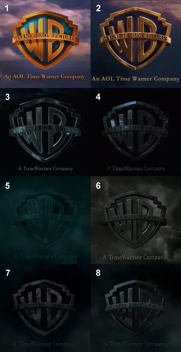 warner brothers logo change for dynamic branding