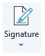 professional e-mail signature outlook simple