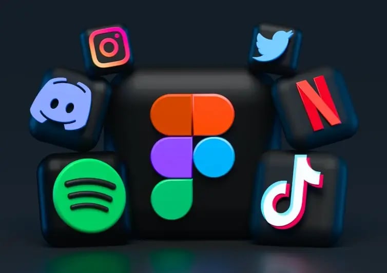 social media icons in email signature templates