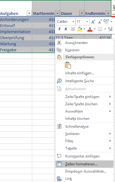 gezielt Formeln schützen excel Zellen formatieren