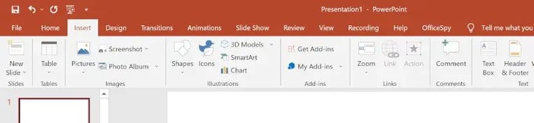 insert footer in powerpoint