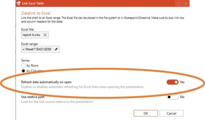 Link PPT charts with Excel - How to keep your data up to date!