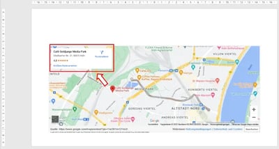 interaktivität von Google Maps Karte in PowerPoint 