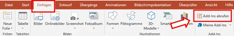 PowerPoint öffnen interaktive Google Maps Karte einfügen