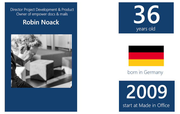 people from our company - Robin Noack