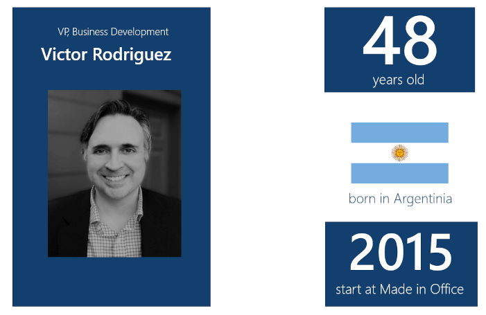 people from our company - Victor Rodriguez