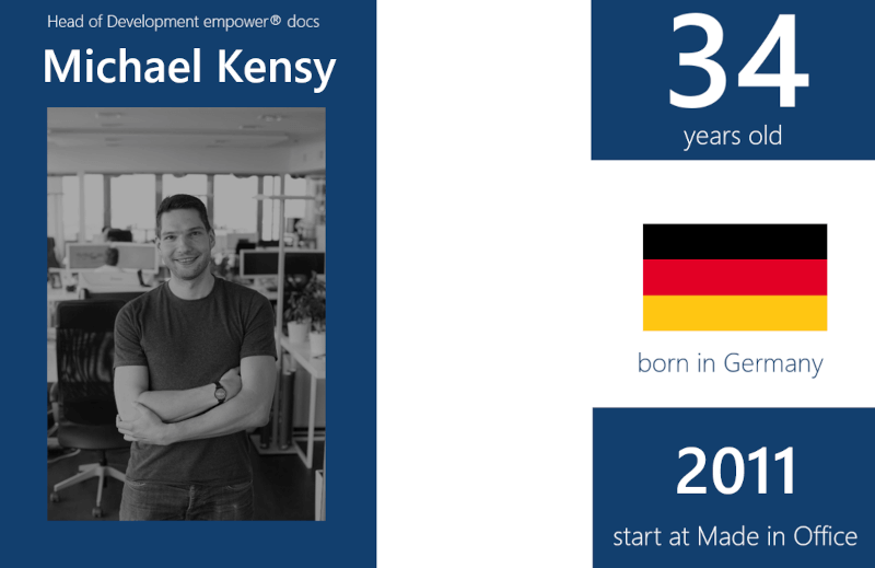 people from our company - Michael Kensy