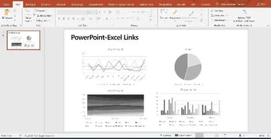 link to another powerpoint slide and excel