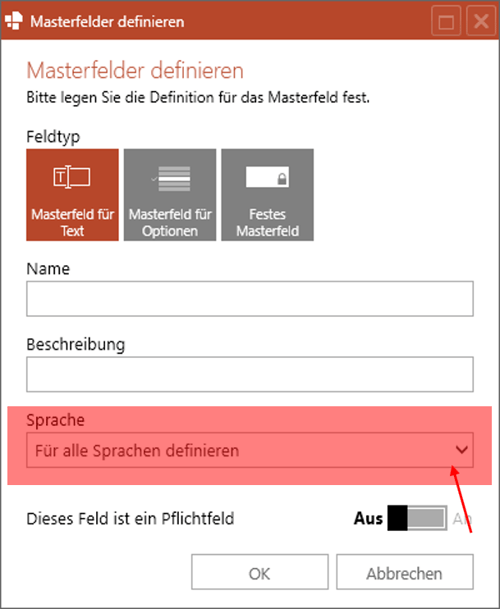 Powerpoint masterfelder einrichten sprache