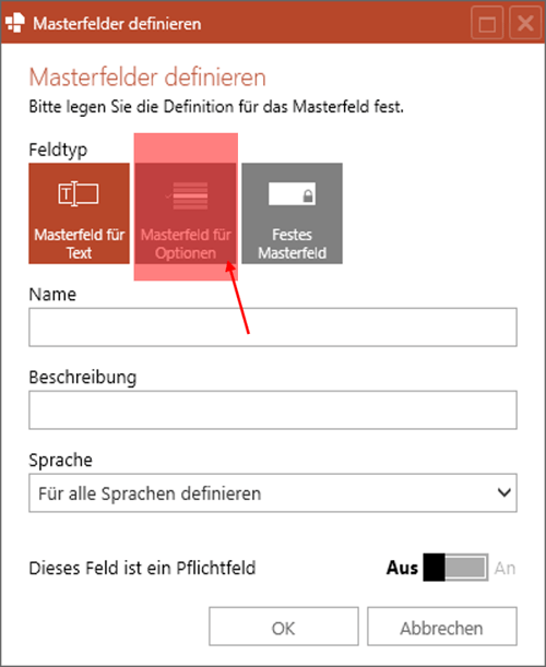 Powerpoint masterfelder einrichten optionen