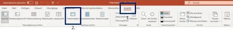 powerpoint masterfolie erstellen mutterlayout
