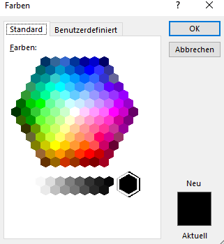 PowerPoint-Design: Maßgeschneiderte Farben in Präsentation neue Designfarbe