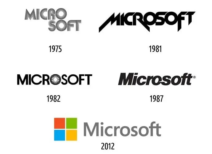 Rebranding Beispiele Microsoft