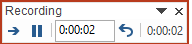 Saving PowerPoint presentations as video stopwatch