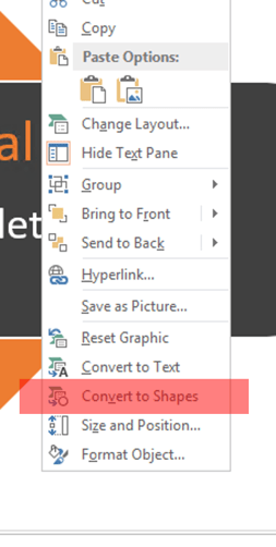 Create smartart graphics in microsoft office