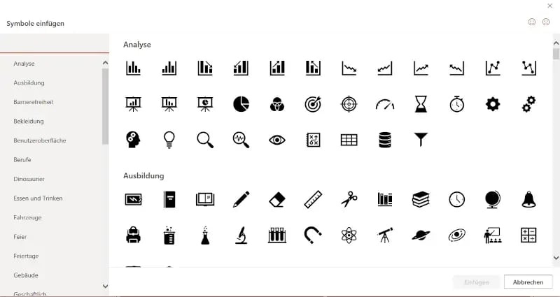 Bessere Präsentation PowerPoint Symbole oder Emoji einfügen