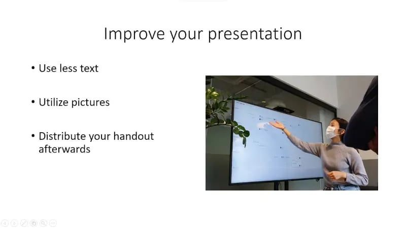 better presentations with Powerpoint use pictures