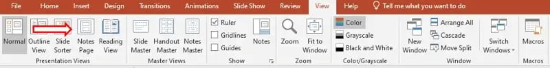 better presentations with Powerpoint add notes for presenter view