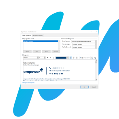 e-mail-signatur