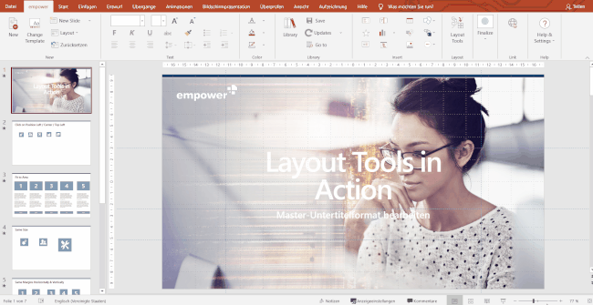 Layout tools by empower Visualization
