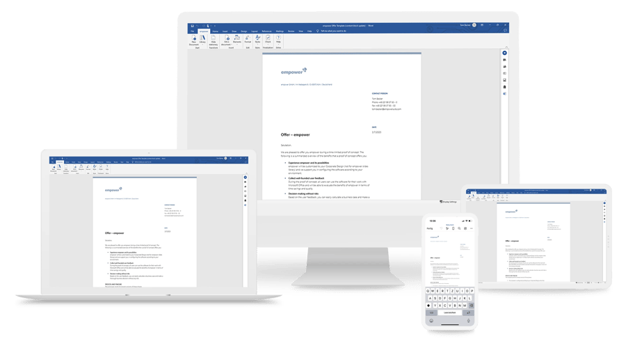 empower Word templates