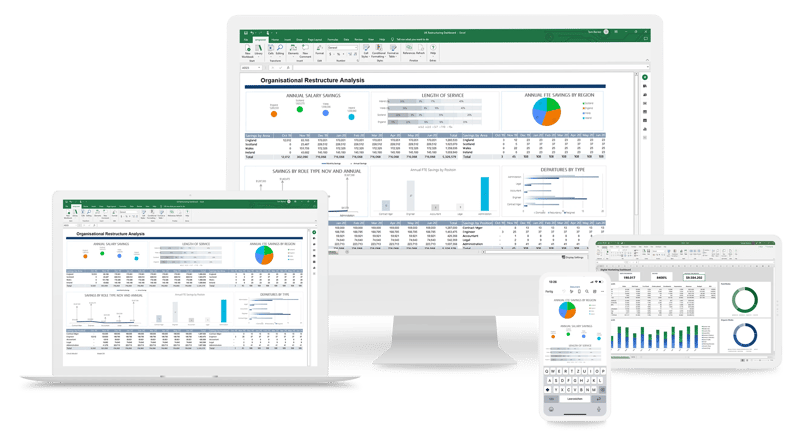 Excel reports in powerpoint