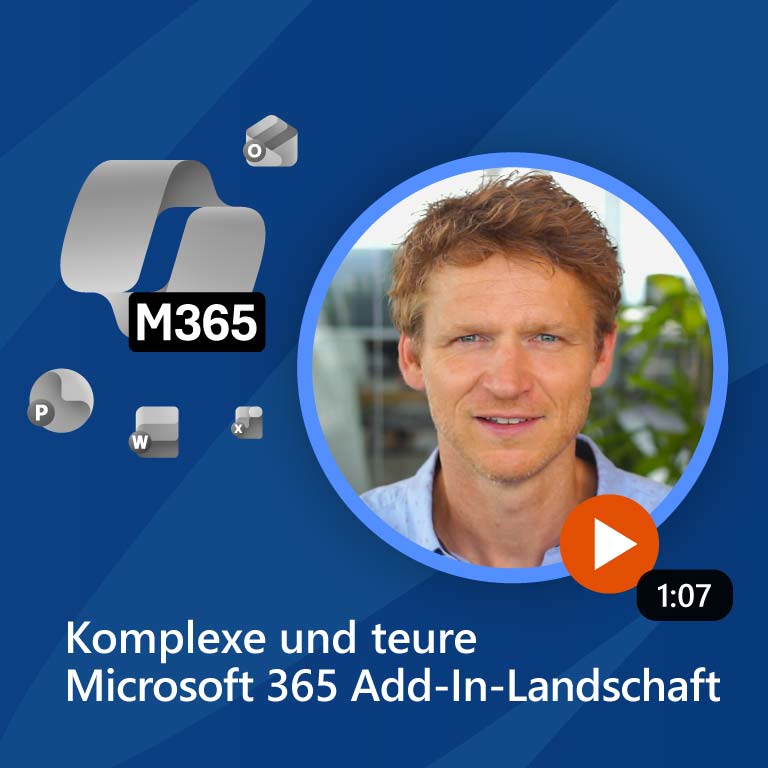 Add-in Landschaft - Herausforderungen