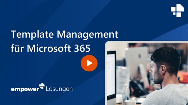 Template Management Demovideo