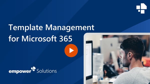 Template Management demo video